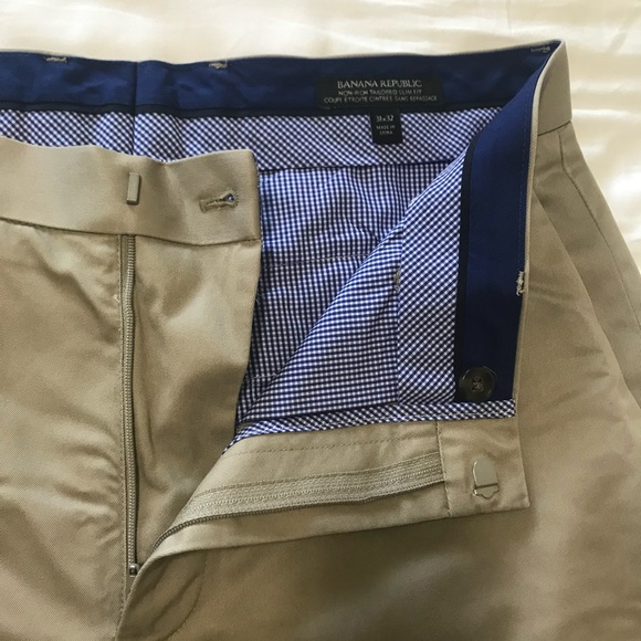 Men’s Banana Republic Non-iron, Slim Fit Tailored Dress Pants - Picture 5 of 8